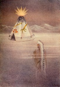 „Opisał wspaniałe tipi”, 1914. autorstwa Unbekannt