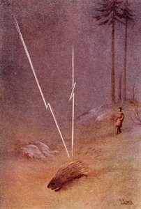 Nagle przybrał kształt gigantycznego jeżozwierza, 1914. autorstwa Unbekannt