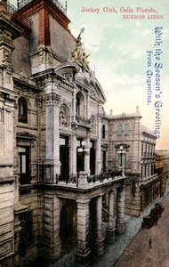Siedziba Jockey Club, Calle Florida, Buenos Aires, Argentyna, początek XX wieku autorstwa Unbekannt