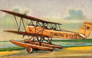 Wodnosamolot Heinkel HD 24 W Tsingtau, lata 20., 1932. autorstwa Unbekannt