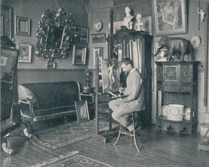 Henri Gervex w swojej pracowni, ok. 1897 autorstwa Unbekannt