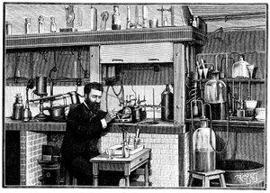 Henri Moissan, francuski chemik, c1883 1903 autorstwa Unbekannt