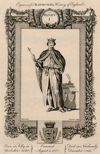 Henryk I, 1068-1135, c1787 autorstwa Unbekannt