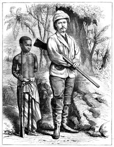 Henry Morton Stanley 1841-1904, walijski dziennikarz i odkrywca, XIX wiek autorstwa Unbekannt