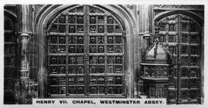 Kaplica Henryka VII, Opactwo Westminsterskie, Londyn, ok. 1920 r. autorstwa Unbekannt