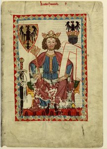 Henryk VI 1165-1197, cesarz rzymski z Codex Manesse, między 1305 a 1340 autorstwa Unbekannt