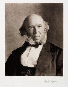 Herbert Spencer, angielski filozof społeczny autorstwa Unbekannt