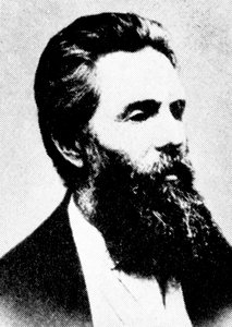 Herman Melville, amerykański pisarz, XIX wiek autorstwa Unbekannt