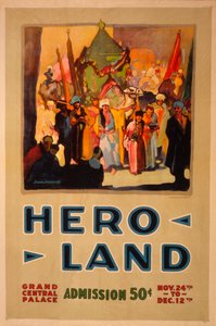 Plakat Hero Land, Nowy Jork, Nowy Jork autorstwa Unbekannt