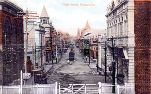 High Street, Fremantle, Australia, ok. 1900 autorstwa Unbekannt