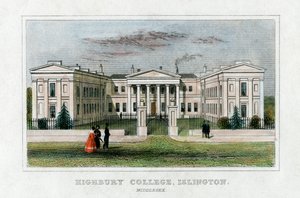 Highbury College, Islington, Londyn, połowa XIX wieku autorstwa Unbekannt