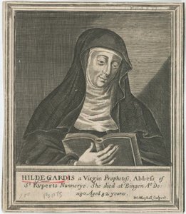 Hildegarda z Bingen, XVII wiek autorstwa Unbekannt