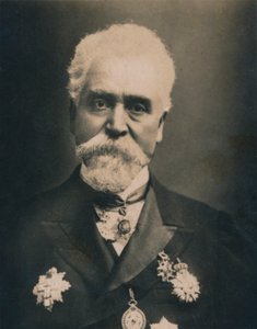Hiram Stevens Maxim, 1840-1916. Urodzony w Ameryce brytyjski wynalazca i inżynier, 1894-1907 autorstwa Unbekannt