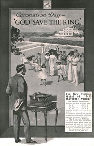 Jego reklama Masters Voice, 1911. autorstwa Unbekannt