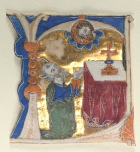 Historyczny wstęp wycięty z Biblii, 1200s. autorstwa Unbekannt