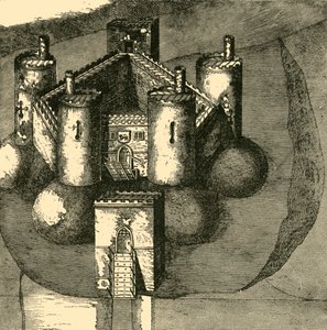 Zamek Holt, w 1610, 1898. autorstwa Unbekannt