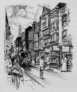 Holywell Street, Westminster, Londyn, c1890 1911 autorstwa Unbekannt