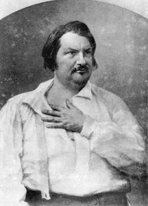 Honore de Balzac, francuski powieściopisarz, c1845-1890 autorstwa Unbekannt