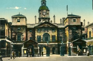 Gwardia konna, Whitehall, Londyn, ok. 1910. autorstwa Unbekannt