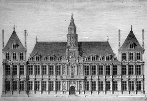 Ratusz, Reims, Francja, 1882-1884 autorstwa Unbekannt