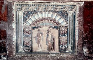 Mozaika Dom Neptuna i Amfitryty, Roman, Herkulanum, c69 autorstwa Unbekannt
