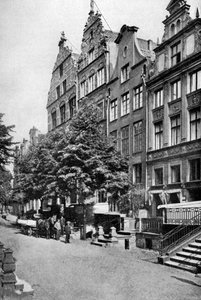 Domy przy Brodbankengasse, Gdańsk, ok. 1922 r. autorstwa Unbekannt