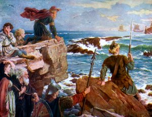 Jak Duńczycy weszli na kanał tysiąc lat temu, 1925 autorstwa Unbekannt