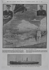 Jak Titanic spotkał się z katastrofą… i liniowiec The Cunard Carpathia…, 20 kwietnia 1912. autorstwa Unbekannt