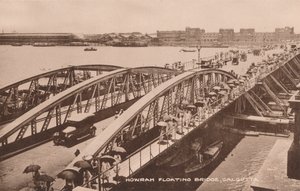 Pływający most Howrah, Kalkuta, ok. 1905 r. autorstwa Unbekannt
