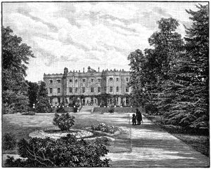 Dwór Hughendenów, Buckinghamshire, 1900 autorstwa Unbekannt