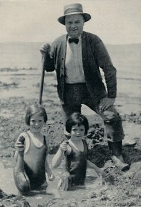 Polowanie na nieuchwytną kaczkę na Puget Sound, c1935 autorstwa Unbekannt