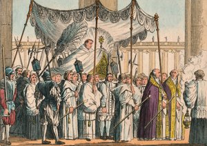 Najwyższy Papież Leon XII, c1824. autorstwa Unbekannt