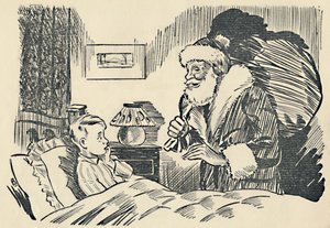 Ilustracja z Mistyfikacji Świętego Mikołaja, 1936. autorstwa Unbekannt