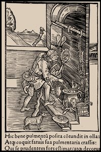 Ilustracja do książki Sebastiana Branta Statek głupców, 1497. autorstwa Unbekannt