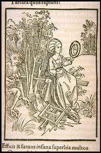 Ilustracja do książki Sebastiana Branta Statek głupców, 1497. autorstwa Unbekannt