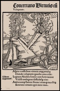 Ilustracja do książki Sebastiana Branta Statek głupców, 1497. autorstwa Unbekannt