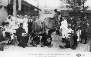 Improwizowany wielbłąd, szpital pomocniczy, Rue Lafayette, Paryż, Francja, I wojna światowa, 1914-1918 autorstwa Unbekannt