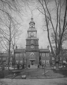 Sala Niepodległości, Filadelfia, USA, ok. 1900. autorstwa Unbekannt