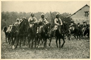 Żołnierze indyjscy na froncie, I wojna światowa, 1914, ok. 1920. autorstwa Unbekannt