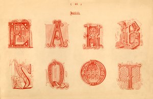 Inicjały, 1862 autorstwa Unbekannt
