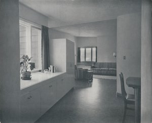 Wnętrze - Dom w Fairfax, Kalifornia autorstwa Francisa Ellswortha Lloyda, 1942 autorstwa Unbekannt