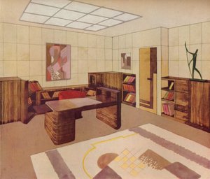 Wnętrze zaprojektowane i wykonane przez DIM Decoration Interieure Moderne, c1930 autorstwa Unbekannt