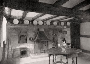 Wnętrze domku Anne Hathaways, Stratford-upon-Avon, Warwickshire, Anglia, 1924-1926 autorstwa Unbekannt