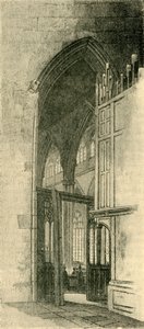 Wnętrze kościoła Świętej Trójcy, 1898 r. autorstwa Unbekannt