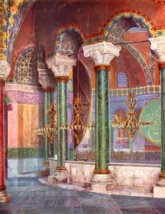 Wnętrze kościoła S. Sophia, Istambuł, Turcja, 1933-1934 autorstwa Unbekannt