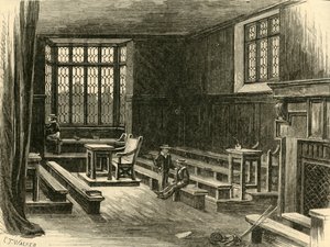 Wnętrze Starej Sali Szkolnej, 1898 r. autorstwa Unbekannt