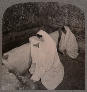 Wnętrze Grobu Chrystusa, ok. 1900 autorstwa Unbekannt