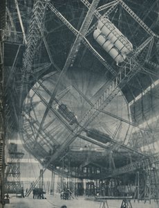 Zawiłości ramy i cylindra: R101 w trakcie tworzenia, c1935 autorstwa Unbekannt