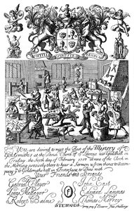 Zaproszenie na zebranie Firmy Złotniczej, 1707, 1894 autorstwa Unbekannt