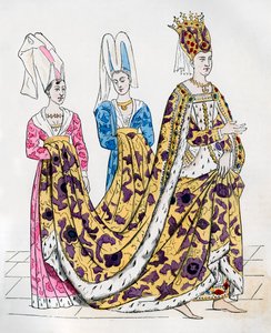Izabea Bawarska, królowa małżonka Karola VI Francji, 1385 1882-1884 autorstwa Unbekannt